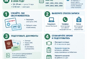  КАК ЗАПИСАТЬСЯ НА ДИСПАНСЕРИЗАЦИЮ: 5 ПРОСТЫХ ШАГОВ